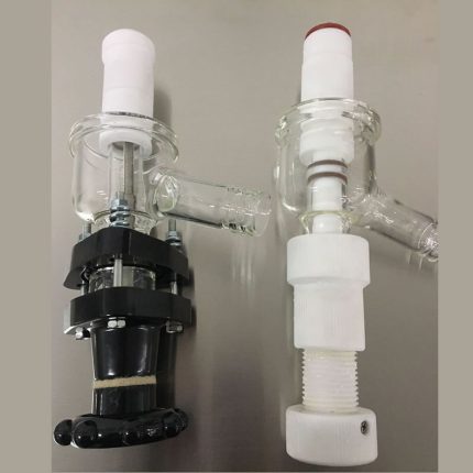 Drain Port With PTFE Discharge On/Off Valve For Glass Reactors