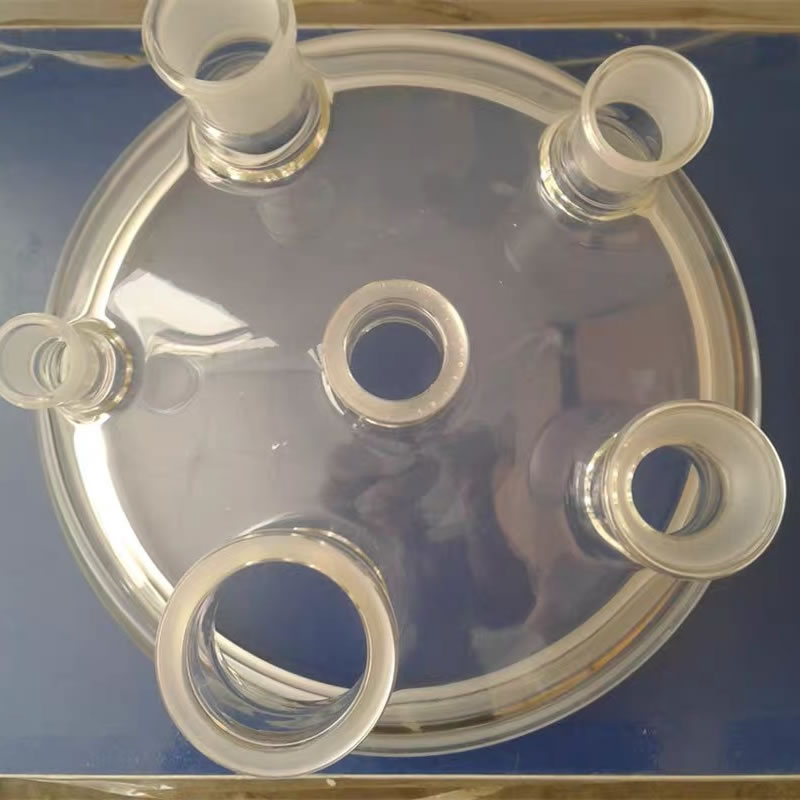 Glass Reactor Lid 24/40 Ground Joint For Lab Reaction Vessel