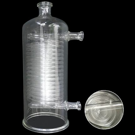 Glass Coil Condenser for Distillation